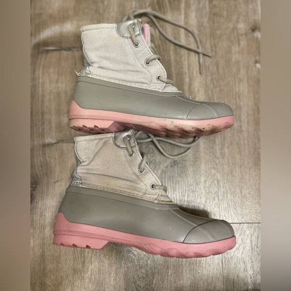 SPERRY Girl’s Port Duck Boots Link & Grey size 3M - Picture 9 of 9